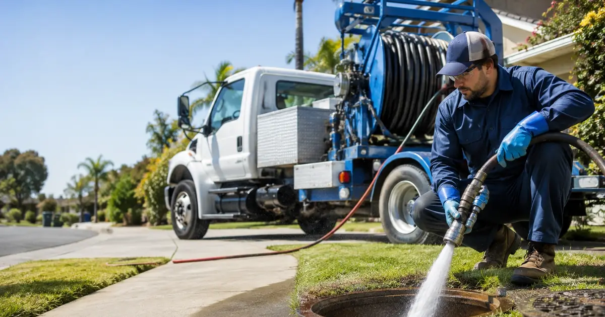 Hydro jet sewer cleaning Valley Center