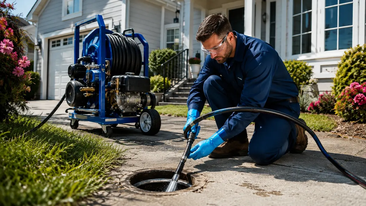 Residential Hydro Jet Drain Cleaning in Valley Center