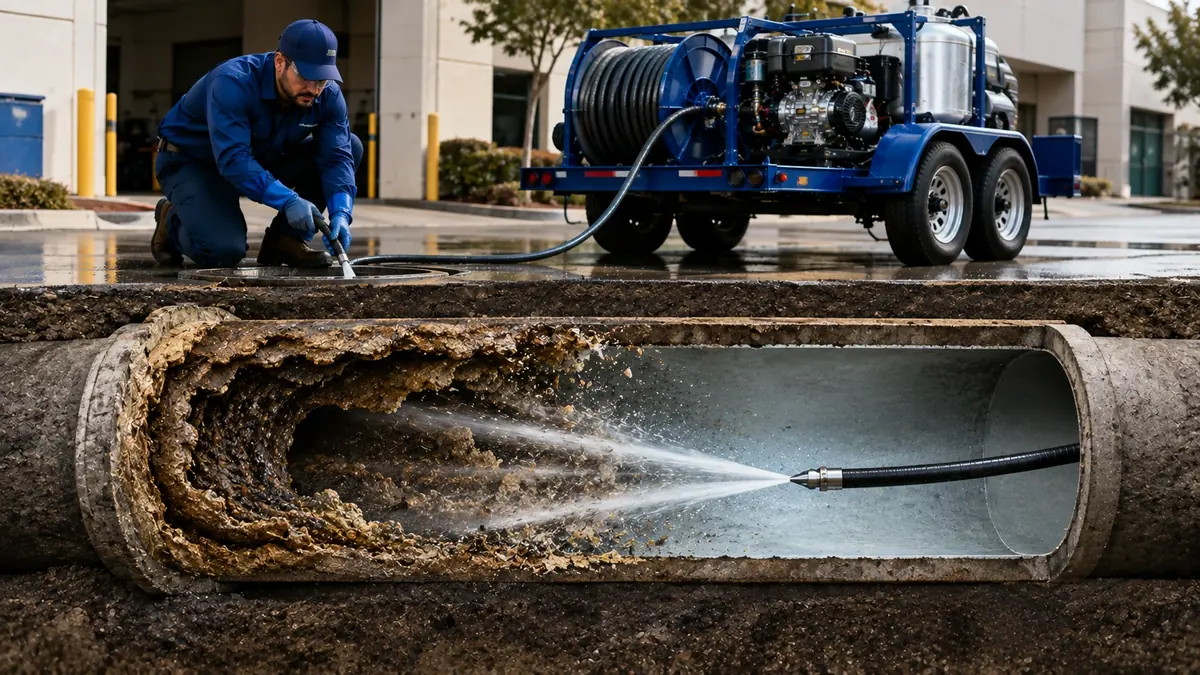 Sewer Pipe Descaling in Valley Center
